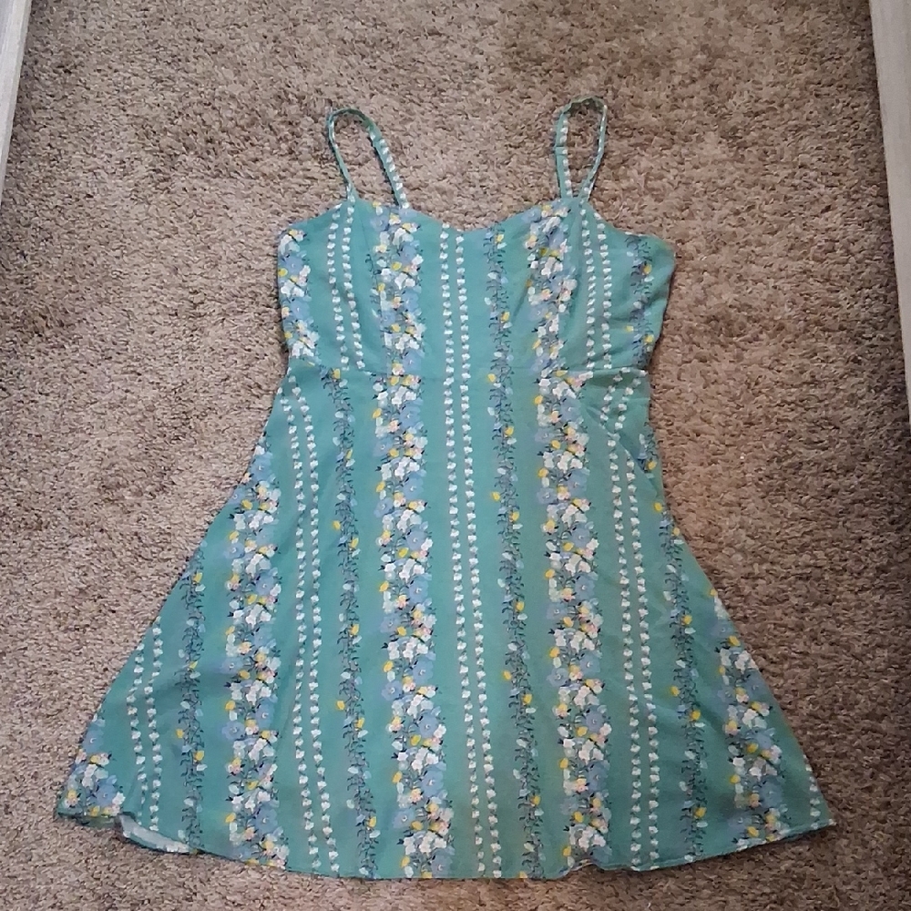 Old Navy Textured Teal Fabric